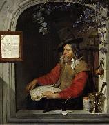 Gabriel Metsu, The Apothecary or The Chemist.